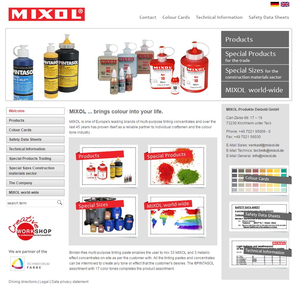 Mixol Universal Tints and Colorants SeppLeaf Products